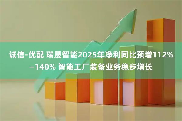 诚信-优配 瑞晟智能2025年净利同比预增112%—140% 智能工厂装备业务稳步增长